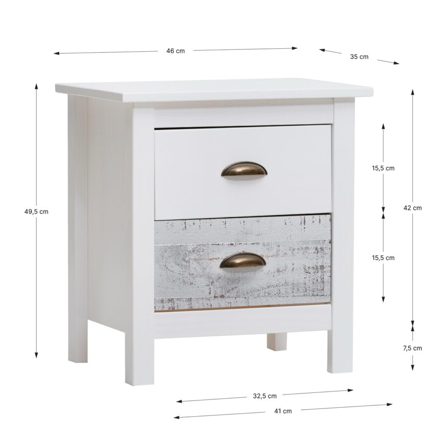 Mesita Romantica blanco (Multicolor) - Imagen 8