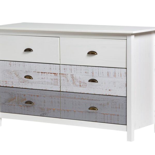 Cómoda Romántica blanco (Multicolor)