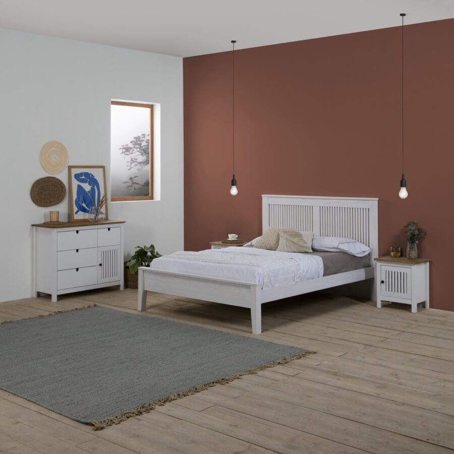 Cómoda Bruna madera (Cera/Blanco Lav) - Imagen 6