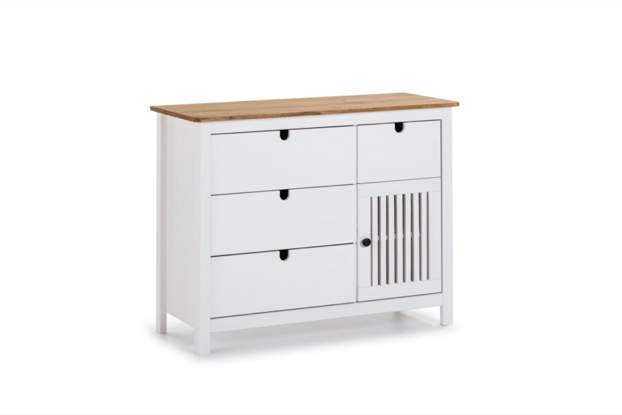 Cómoda Bruna madera (Cera/Blanco Lav) - Imagen 4
