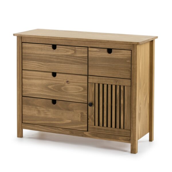 Cómoda Bruna madera (Cera/cera)