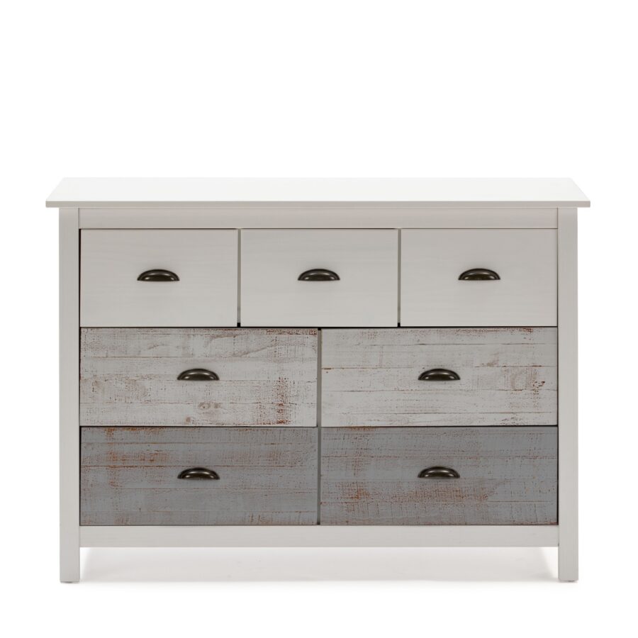 Cómoda Romántica blanco (Multicolor)