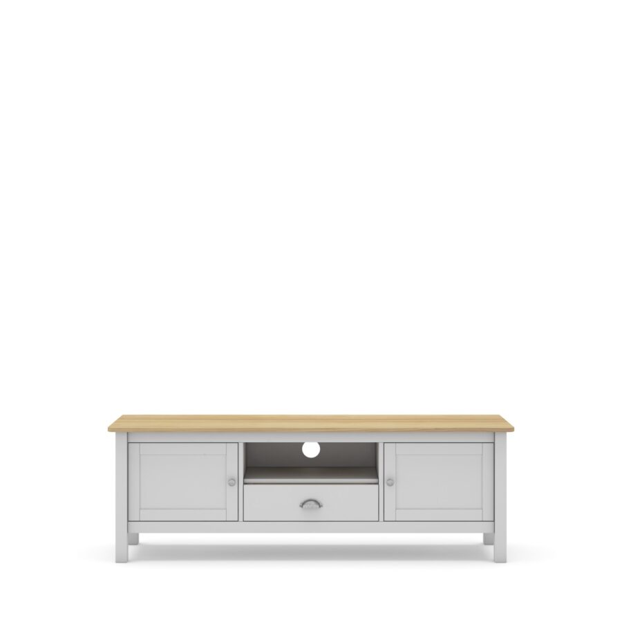 Mueble TV Misti blanco (Blanco/Roble) - Imagen 5
