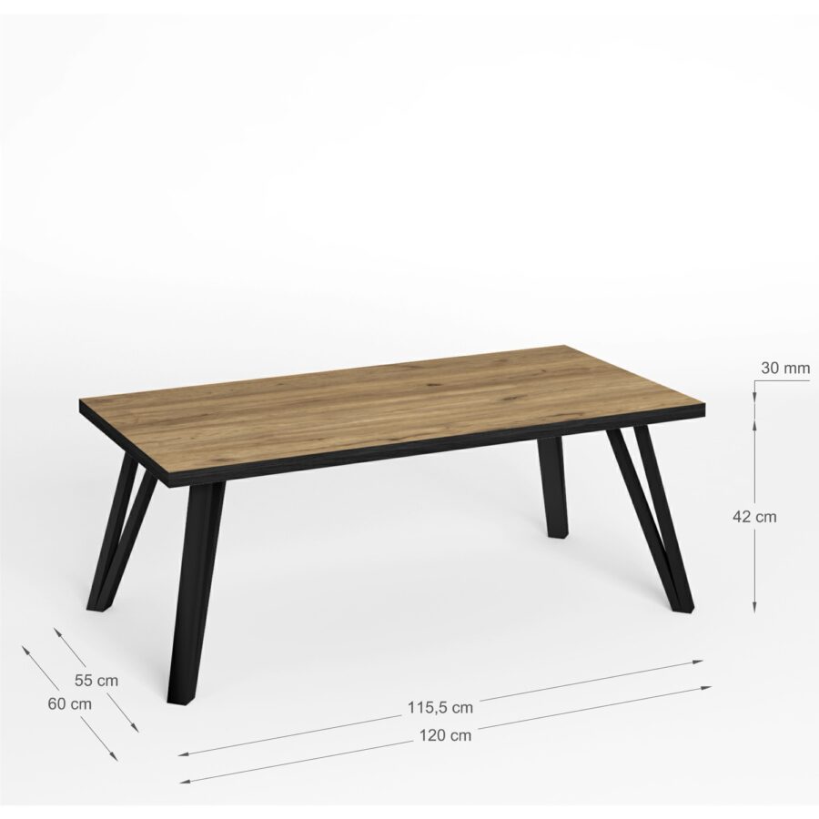 Mesa centro Rectangular Sindi - Imagen 2