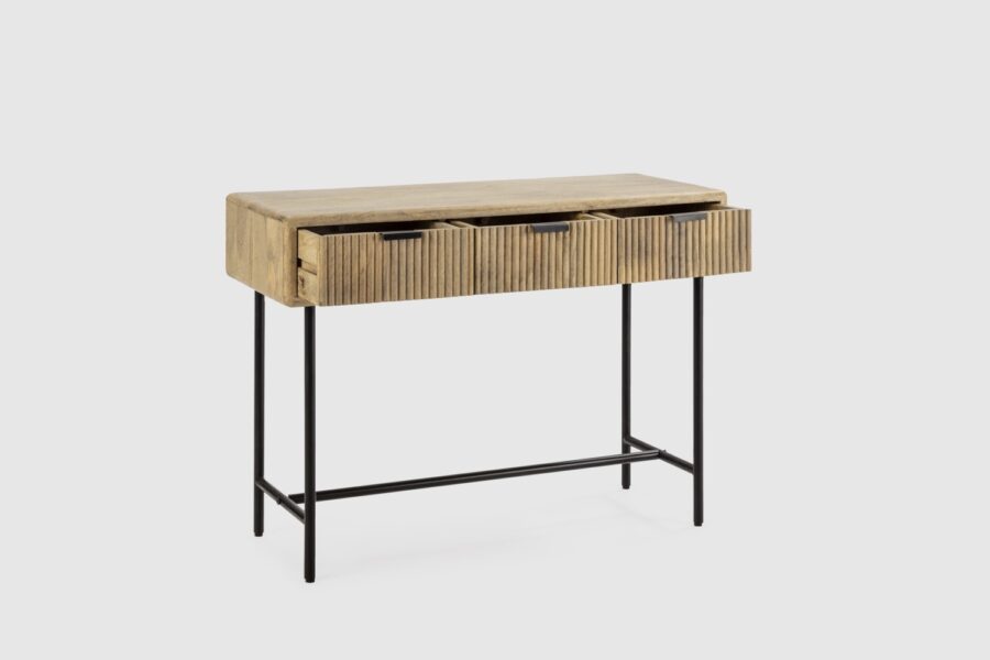 Consola Mundra madera (madera mango) - Imagen 5