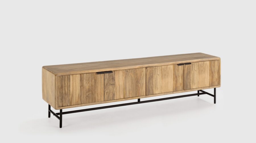 Mueble TV Mundra madera (madera mango) - Imagen 5