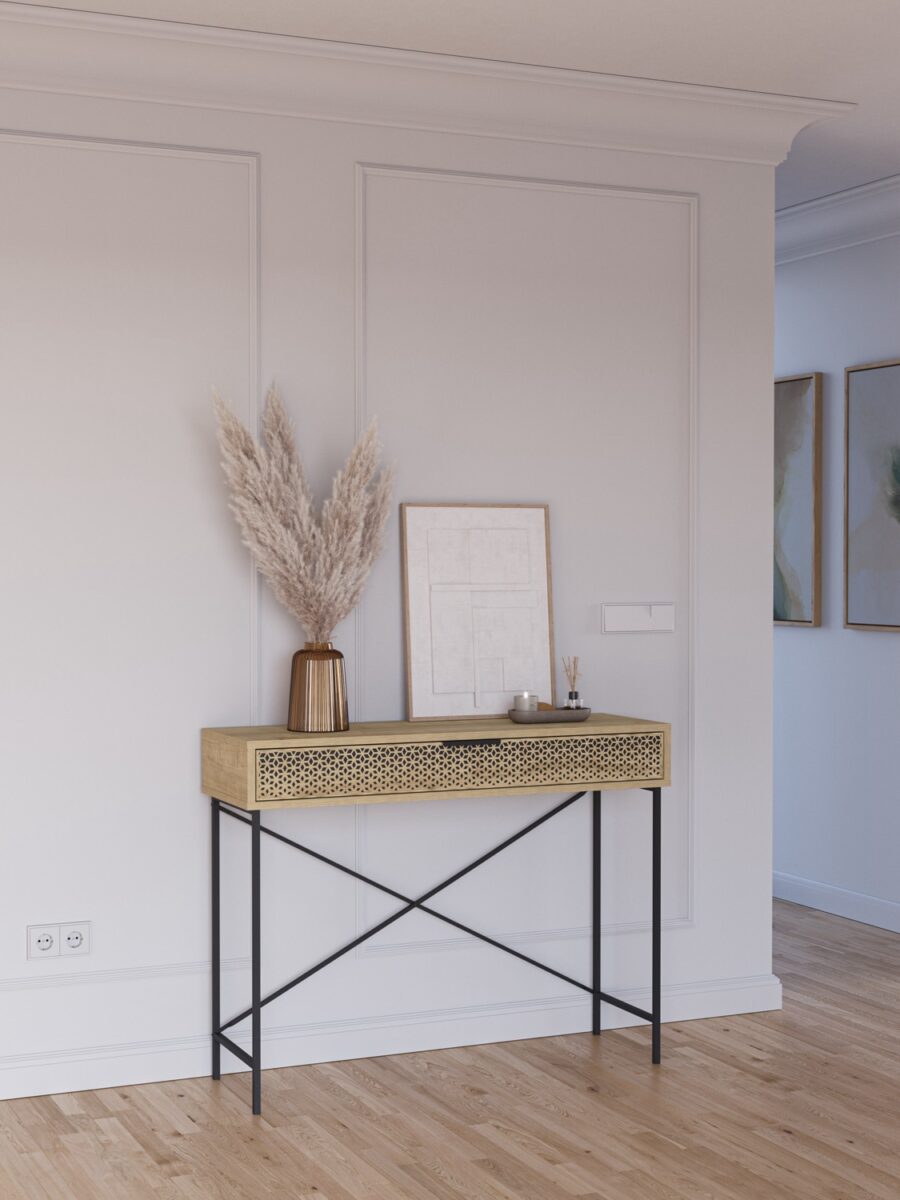 Consola Ecrin madera (roble) - Imagen 4