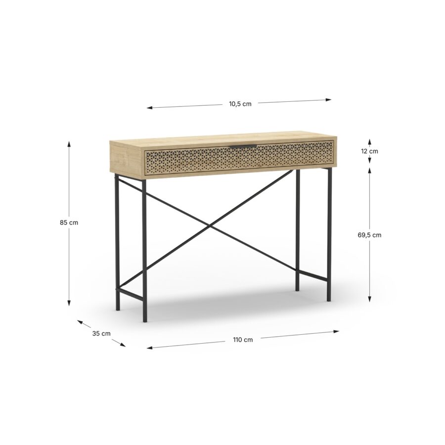 Consola Ecrin madera (roble) - Imagen 5