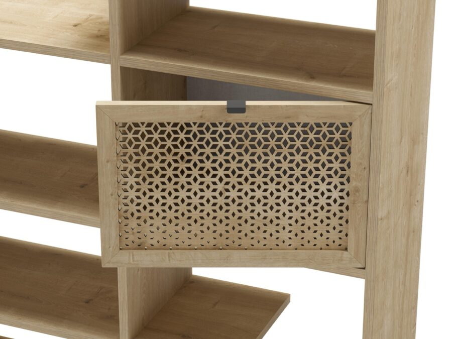 Librería Inca madera (roble) - Imagen 2