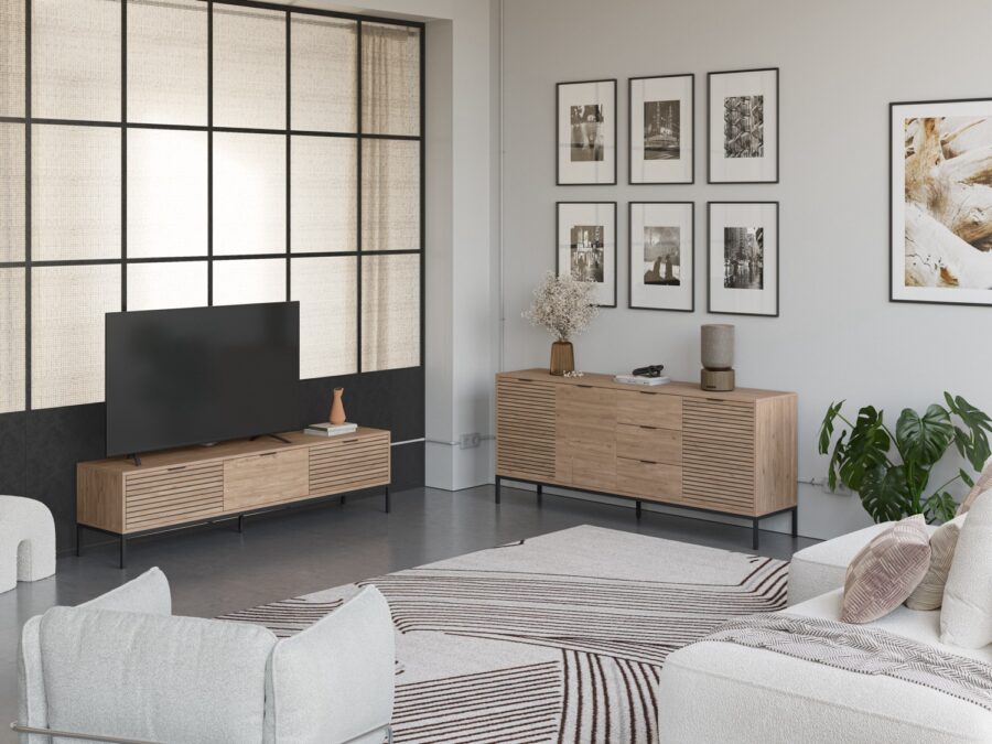 Mueble TV Ariel madera (Sepet) - Imagen 2