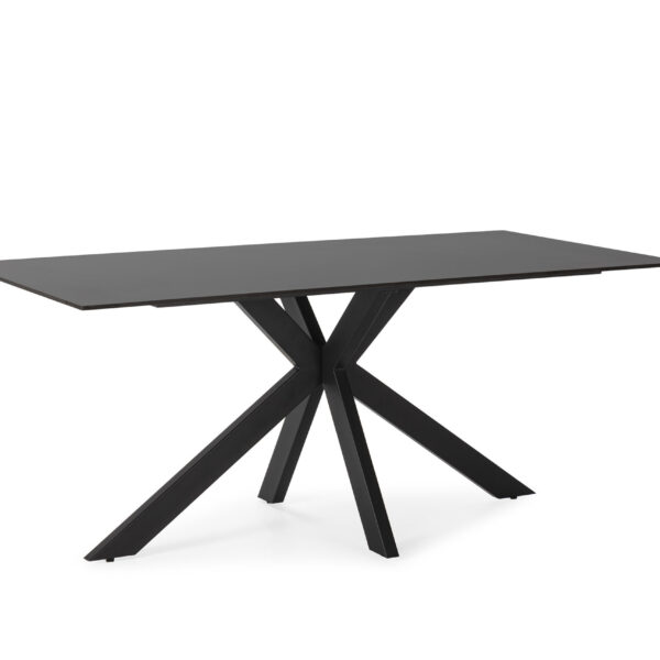 Mesa rectangular Bimba cerámica negra