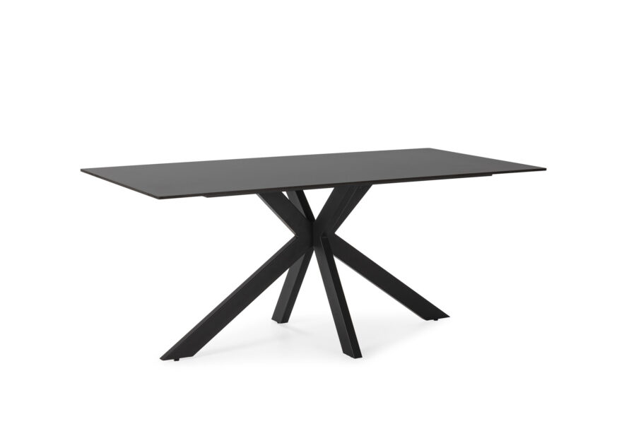 Mesa rectangular Bimba cerámica negra