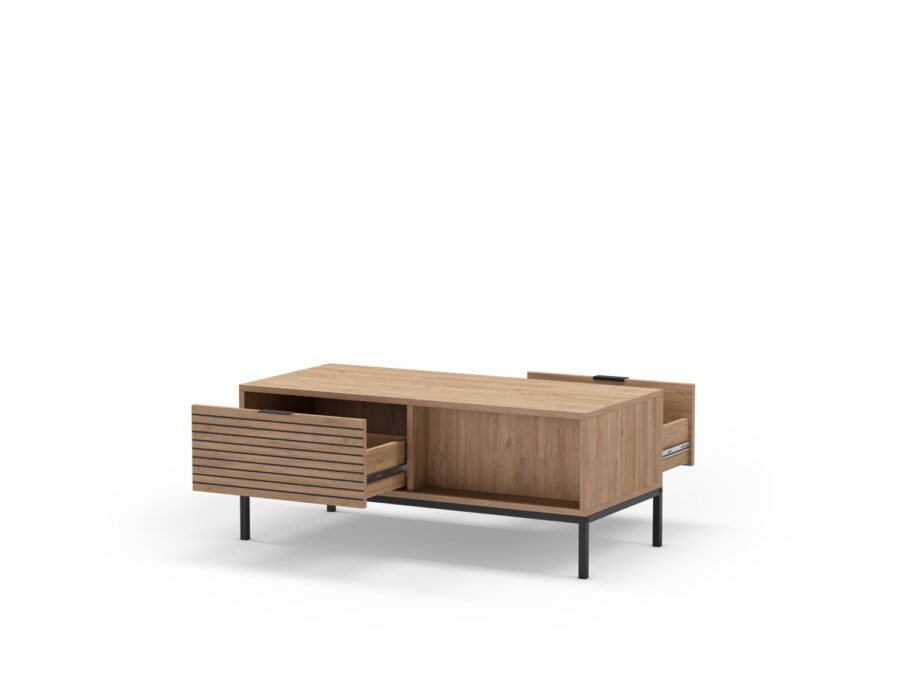 Mueble TV Ariel madera (Sepet) Pata metal - Imagen 2