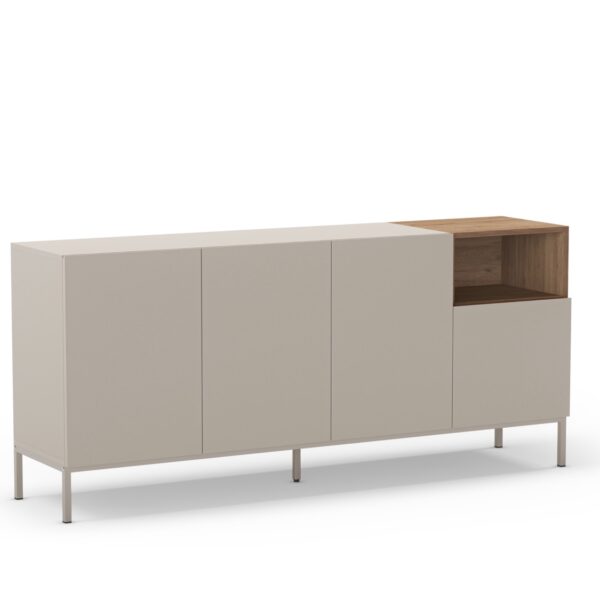 Aparador Cailin (Crema/Sepet) Pata metal