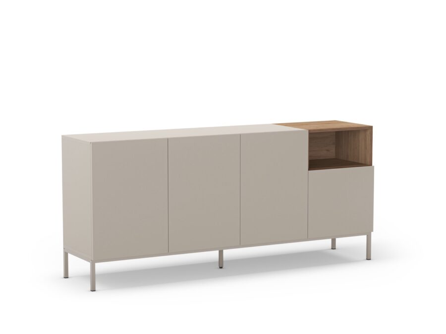 Aparador Cailin (Crema/Sepet) Pata metal