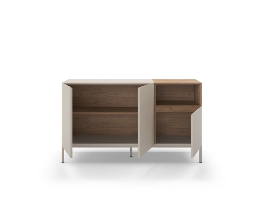 Aparador Cailin crema (Crema/Sepet) Pata metal - Imagen 2