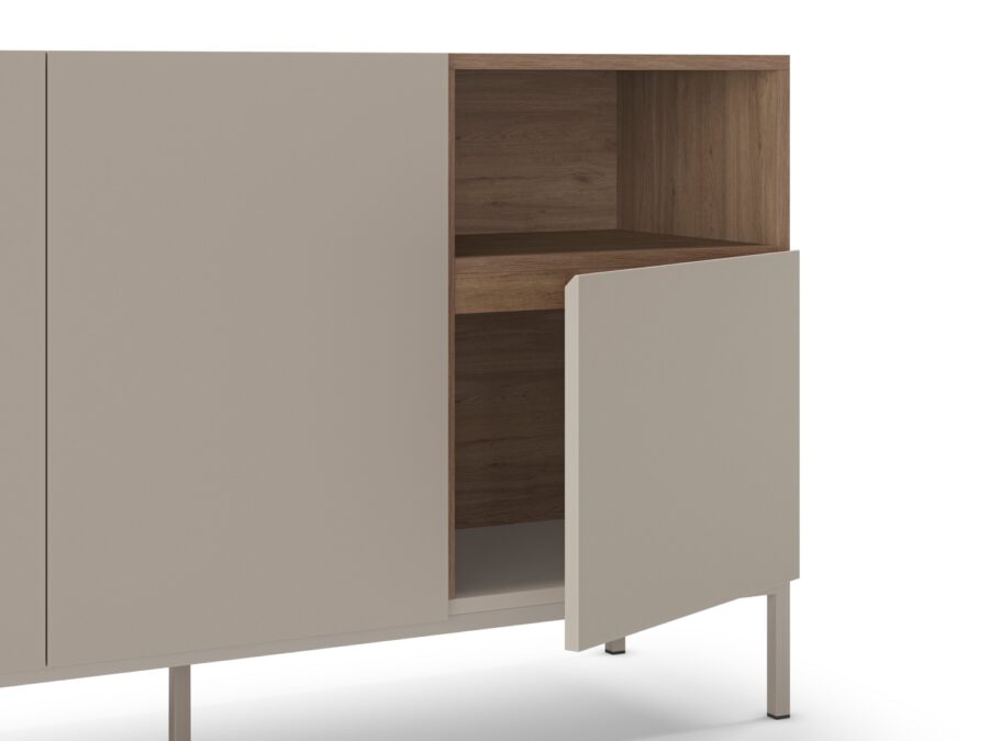 Aparador Cailin crema (Crema/Sepet) Pata metal - Imagen 5