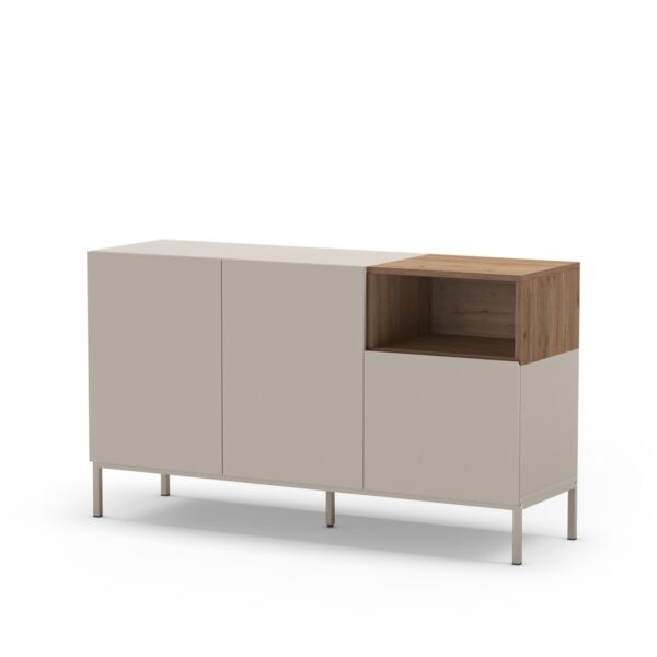 Aparador Cailin crema (Crema/Sepet) Pata metal