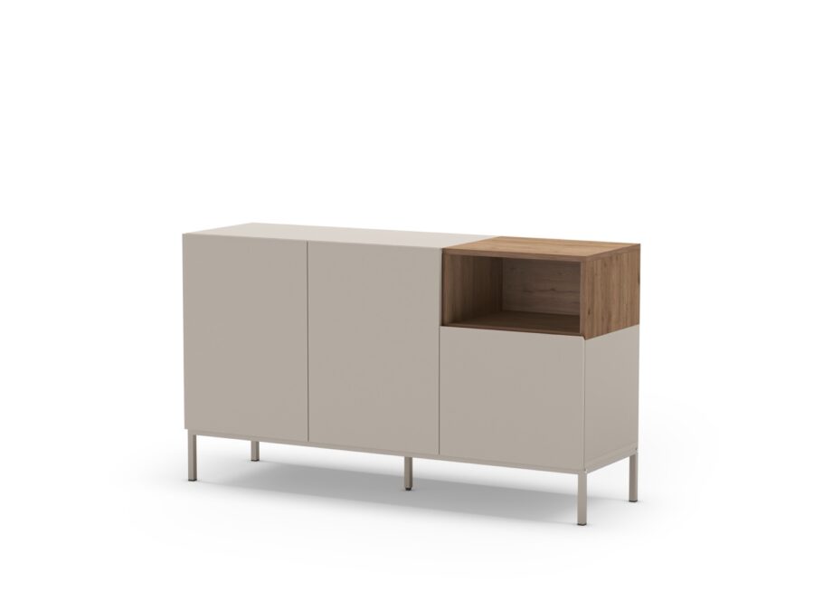Aparador Cailin crema (Crema/Sepet) Pata metal