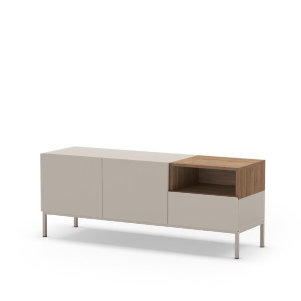 Mueble TV Cailin (Crema/Sepet) Pata metal