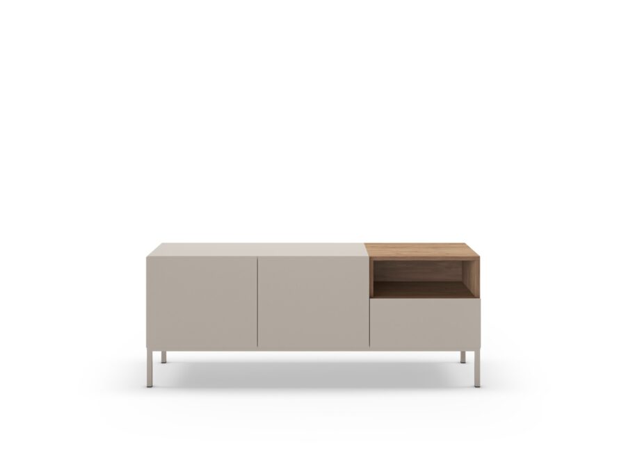 Mueble TV Cailin (Crema/Sepet) Pata metal - Imagen 6