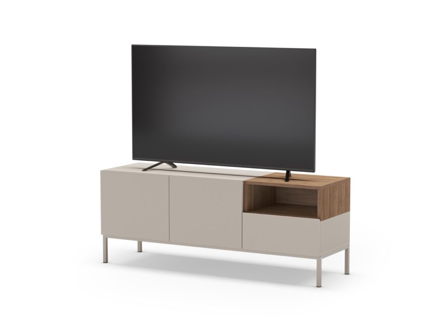 Mueble TV Cailin (Crema/Sepet) Pata metal - Imagen 7