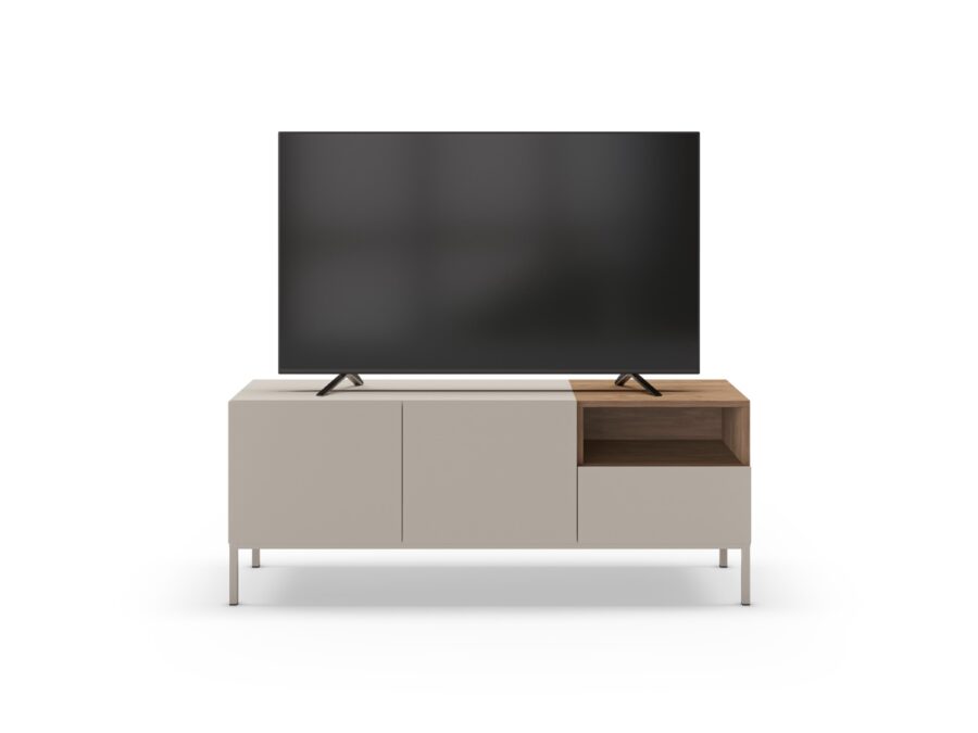 Mueble TV Cailin (Crema/Sepet) Pata metal - Imagen 8