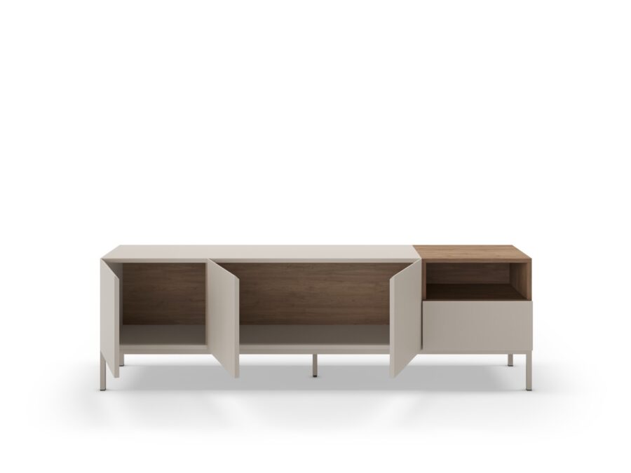 Mueble TV Cailin (Crema/Sepet) Pata metal - Imagen 3