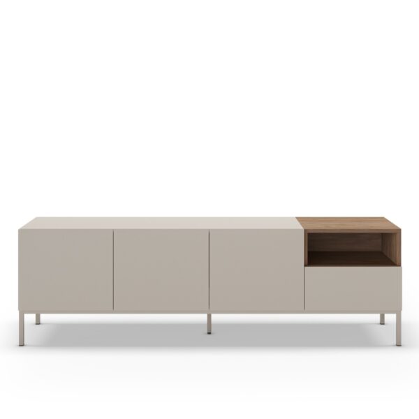 Mueble TV Cailin (Crema/Sepet) Pata metal