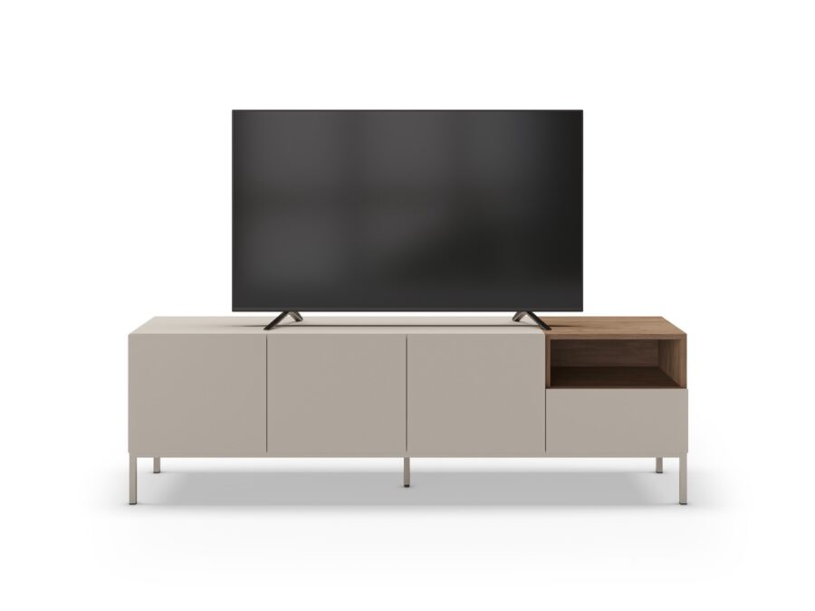 Mueble TV Cailin (Crema/Sepet) Pata metal - Imagen 9