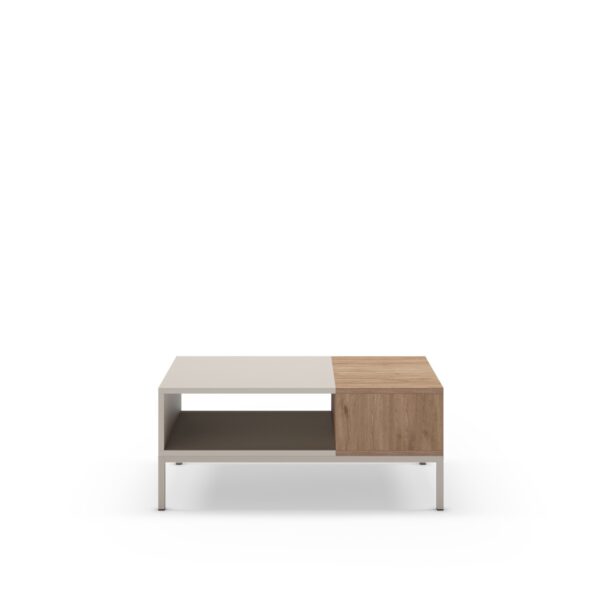 Mesa centro Cailin (Crema/Sepet) Pata metal