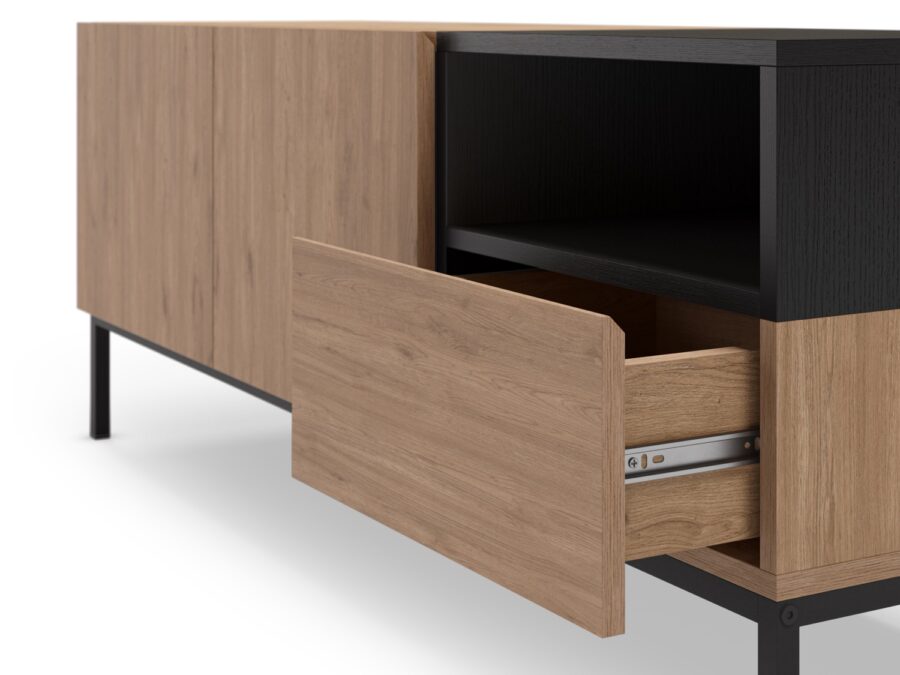 Mueble TV Cailin (Sepet/Negro) - Imagen 6
