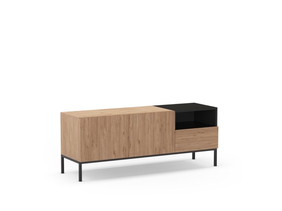 Mueble TV Cailin (Sepet/Negro)