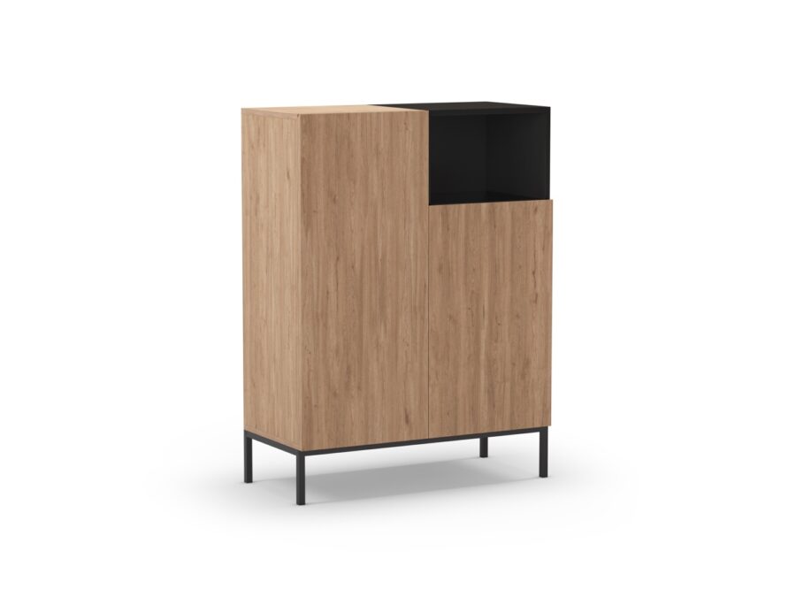 Mueble Auxiliar Alto Cailin (Sepet/Negro) Pata metal - Imagen 5