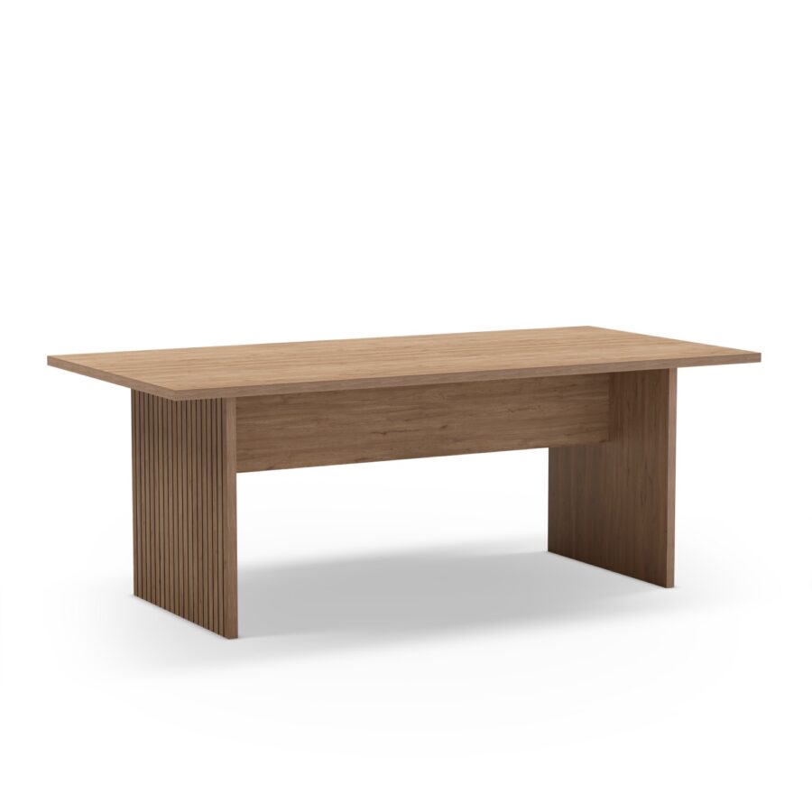 Mesa rectangular Ariel madera (Sepet) - Imagen 6