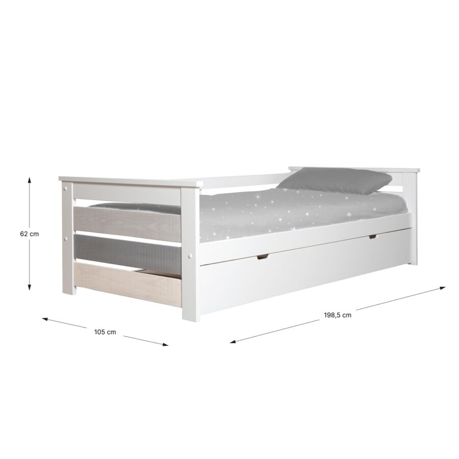 Cama nido Serena blanco (bl/multicol) - Imagen 6
