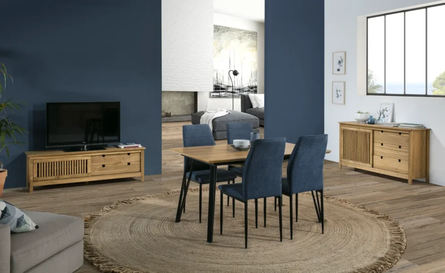 Mueble TV Luna madera (cera/cera) - Imagen 3