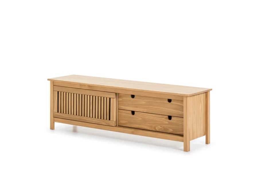 Mueble TV Luna madera (cera/cera) - Imagen 5