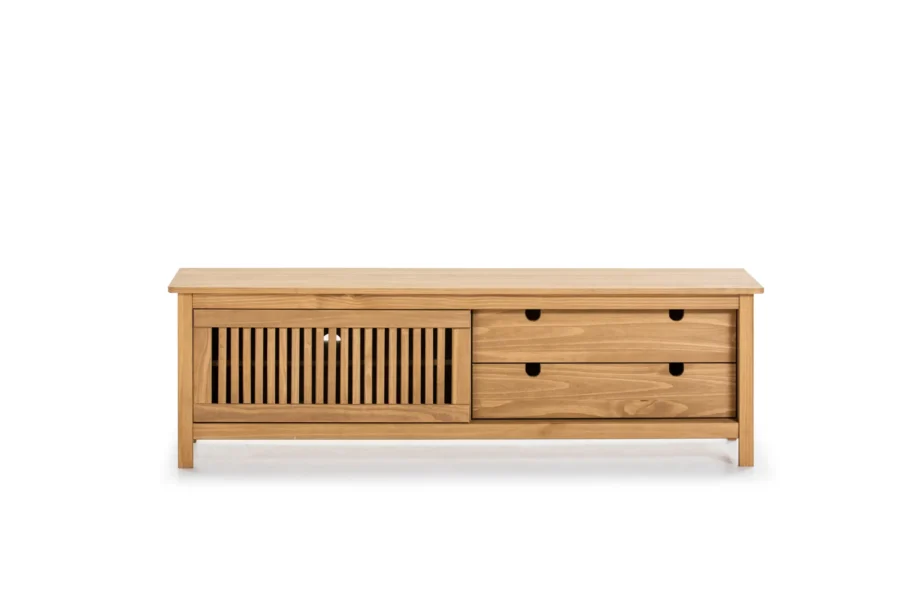 Mueble TV Luna madera (cera/cera) - Imagen 7