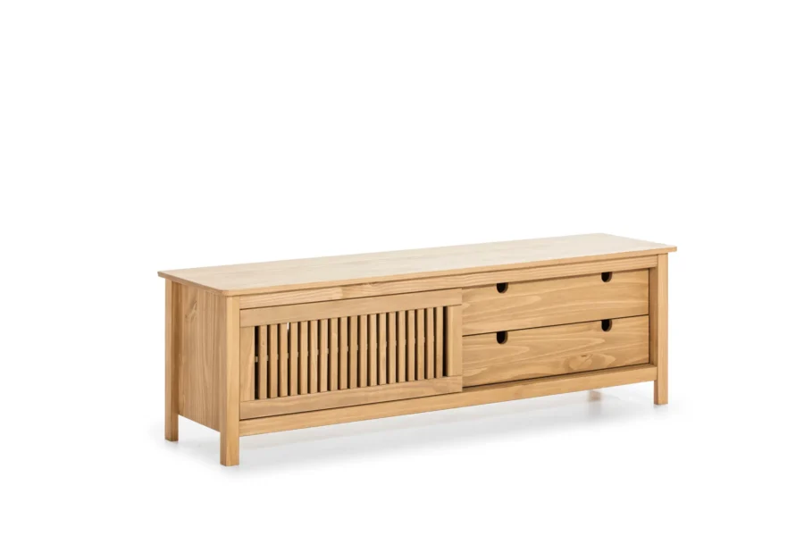 Mueble TV Luna madera (cera/cera)