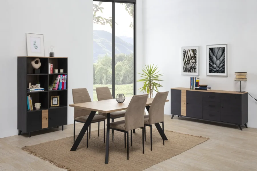 Mesa rect. Tessa madera (natural) - Imagen 4