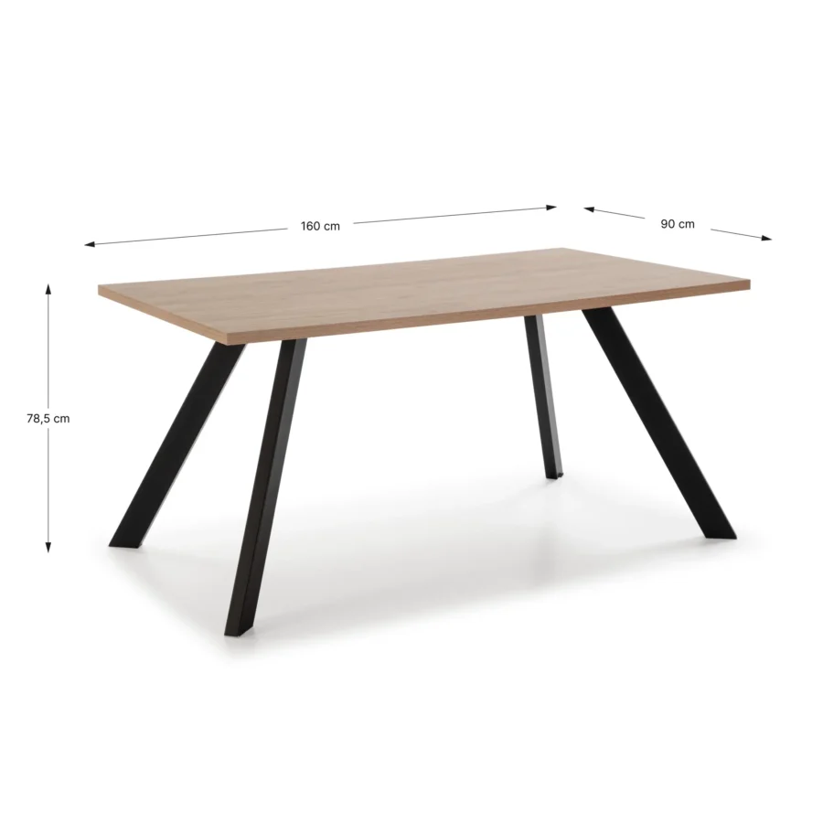 Mesa rect. Tessa madera (natural) - Imagen 6