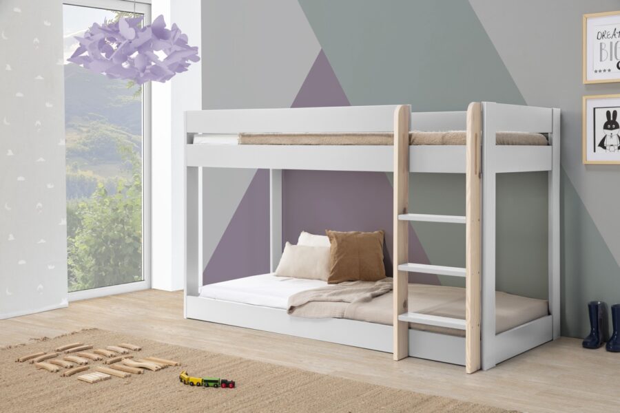Litera-montessori Celest blanco (blanco/cera blanco) - Imagen 4