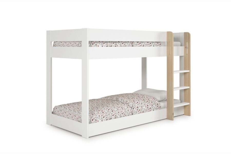 Litera-montessori Celest blanco (blanco/cera blanco) - Imagen 9