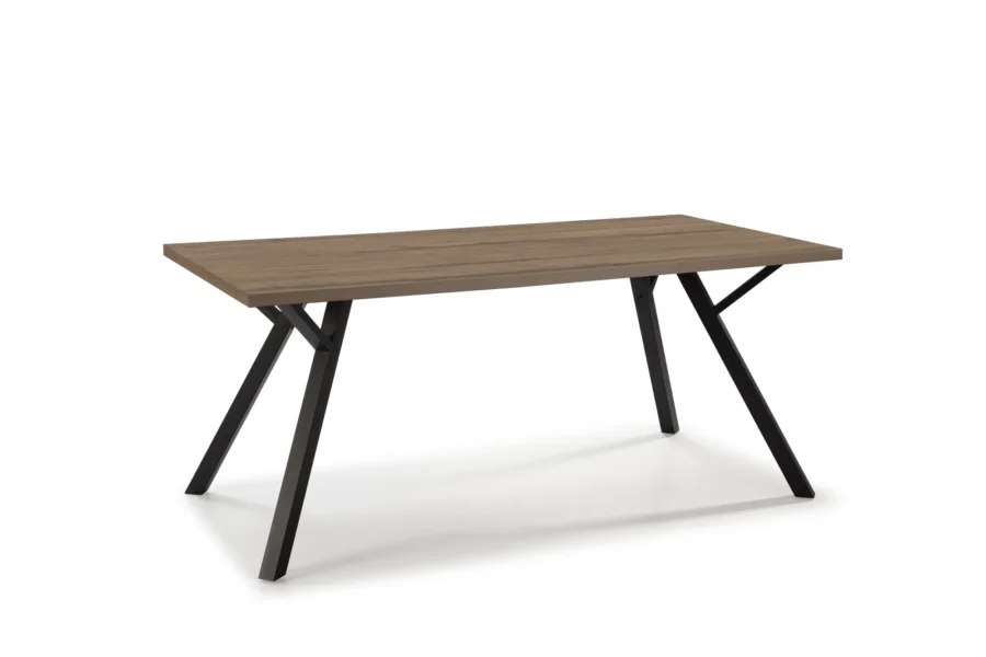 Mesa rect. Alpa madera (nogal sabi)