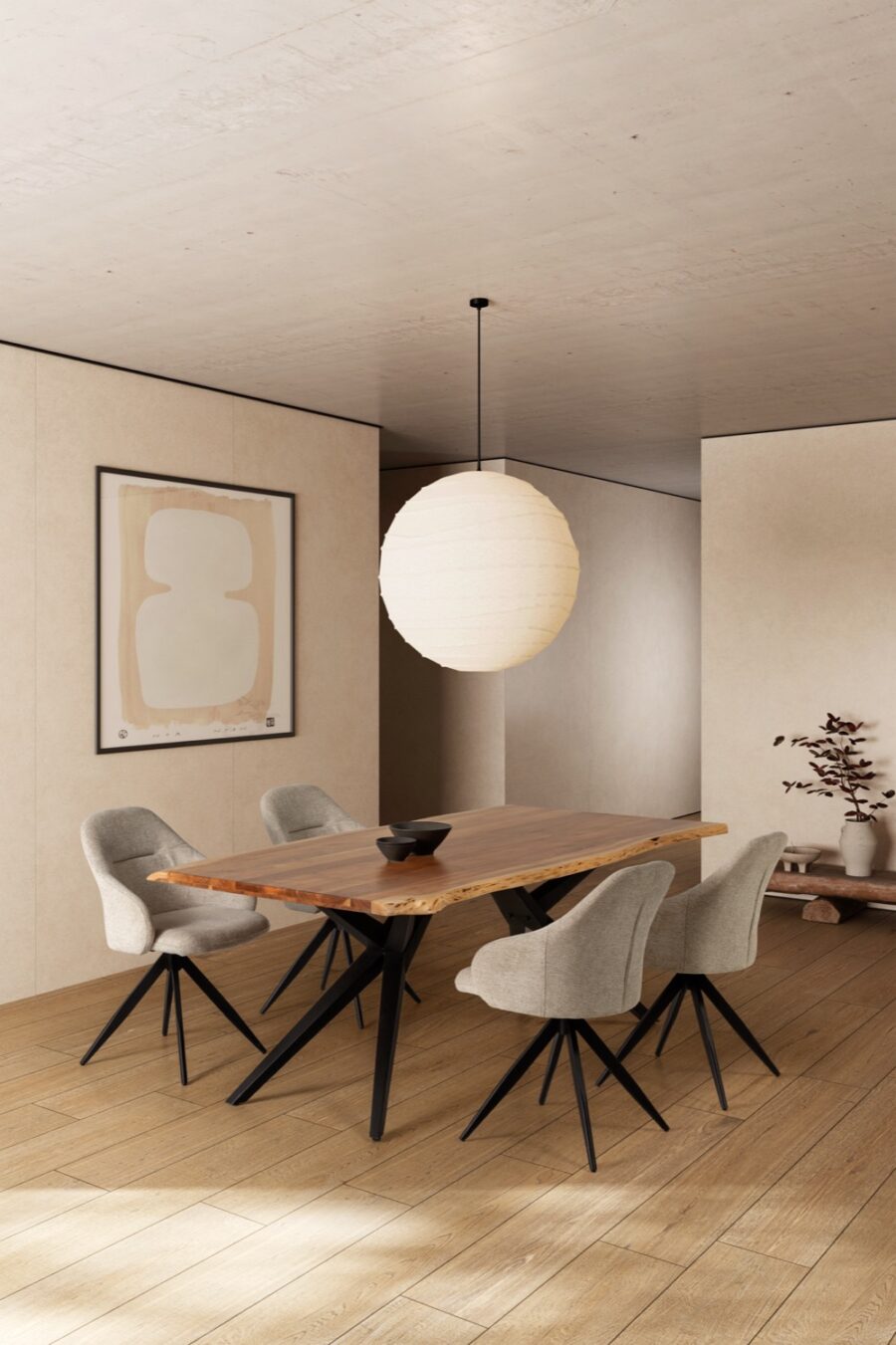 Mesa rectangular Mudri madera (acacia) - Imagen 7