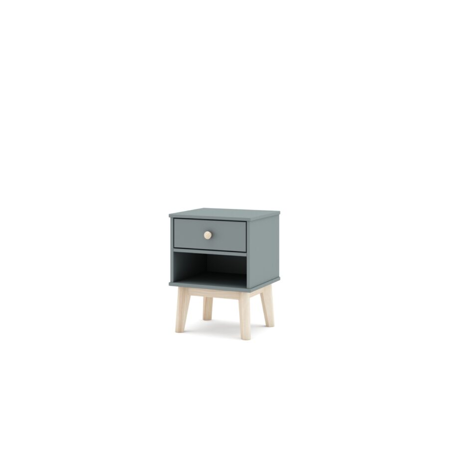 Mesita Esteban verde (verde kaki 444c/cera blanca)