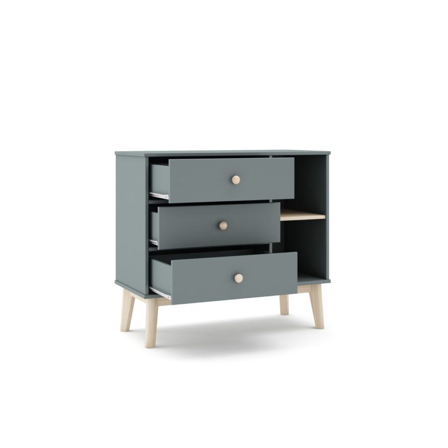 Cómoda Esteban verde (verde kaki 444c/cera blanca) - Imagen 13