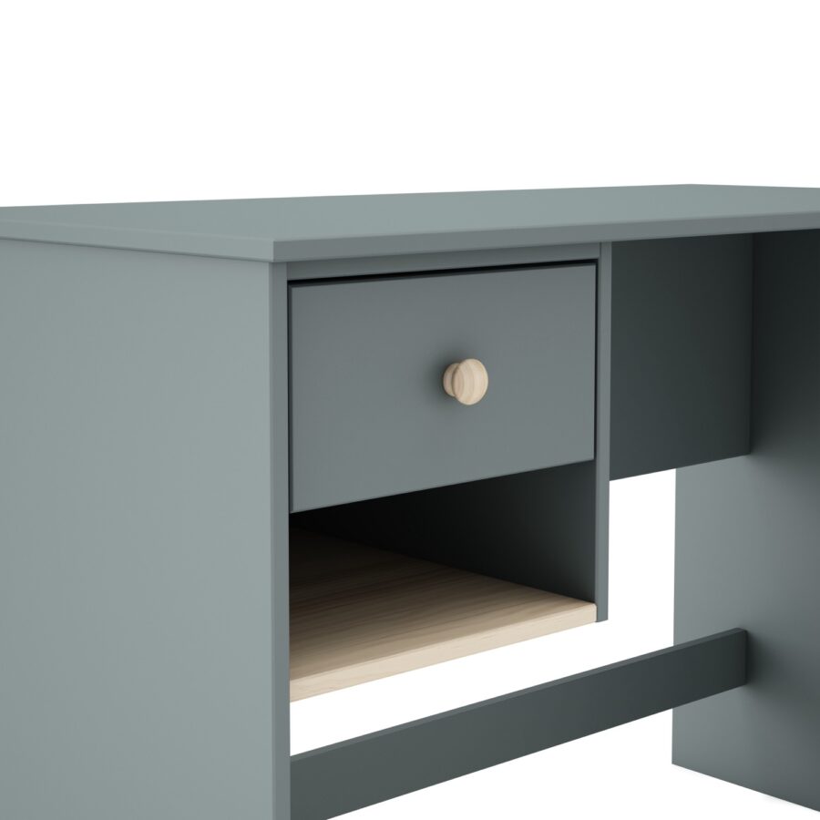 Escritorio Esteban verde (verde kaki 444c/cera blanca) - Imagen 4