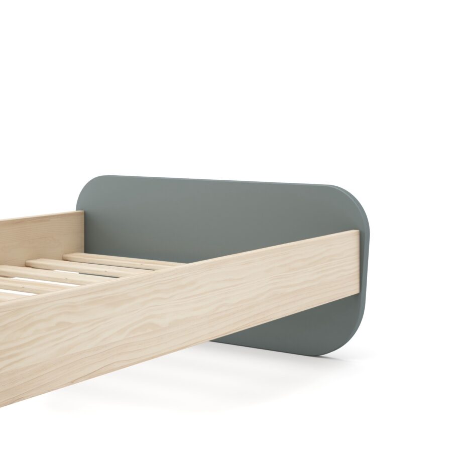 Cama 90 Esteban verde (verde kaki 444c/cera blanca) - Imagen 6